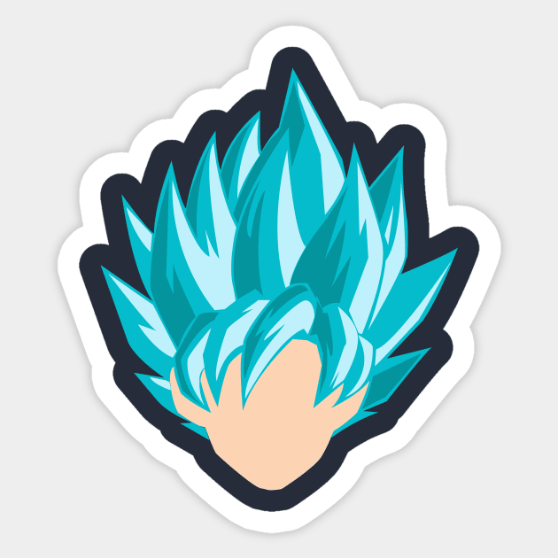 Super Saiyan Blue Goku Sticker by mapreduce